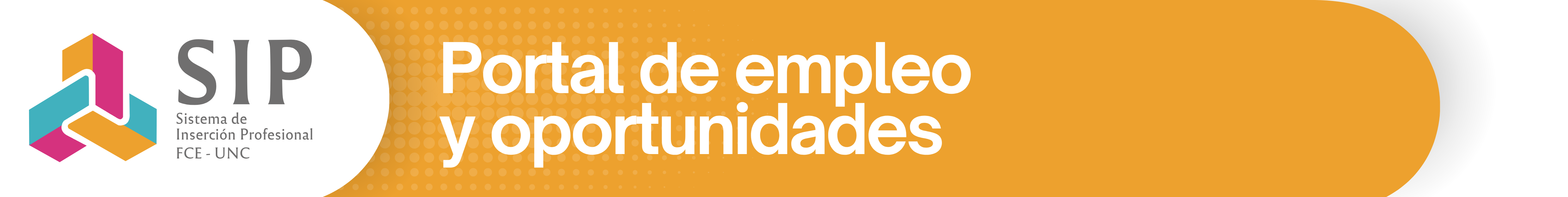 Banner SIP Portal de empleo FCE UNC